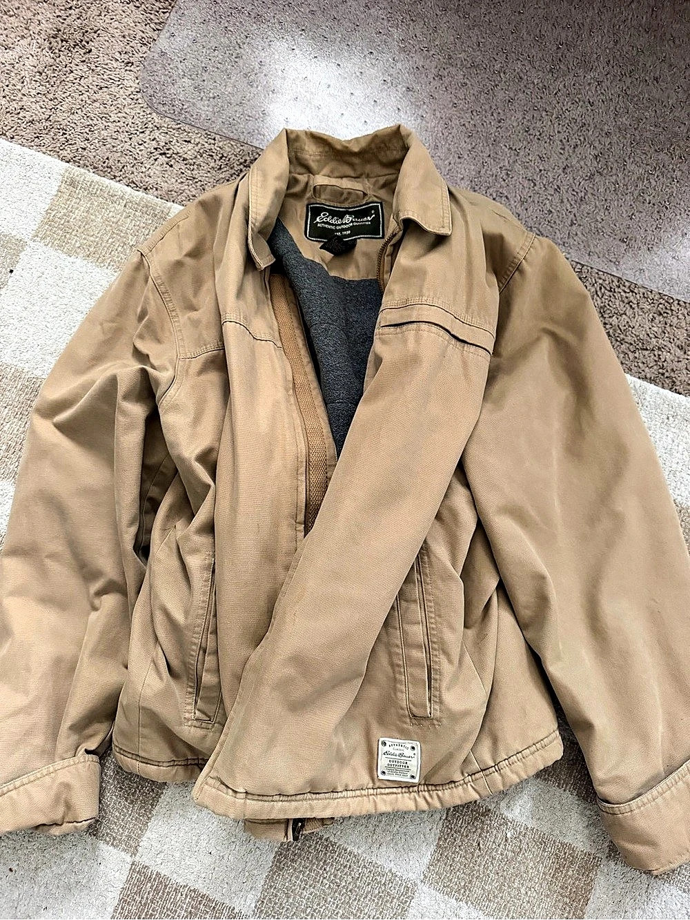 Eddie Bauer Brown barn Jacket Like New